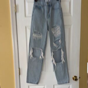 RSQ Light Blue Baggy Jeans